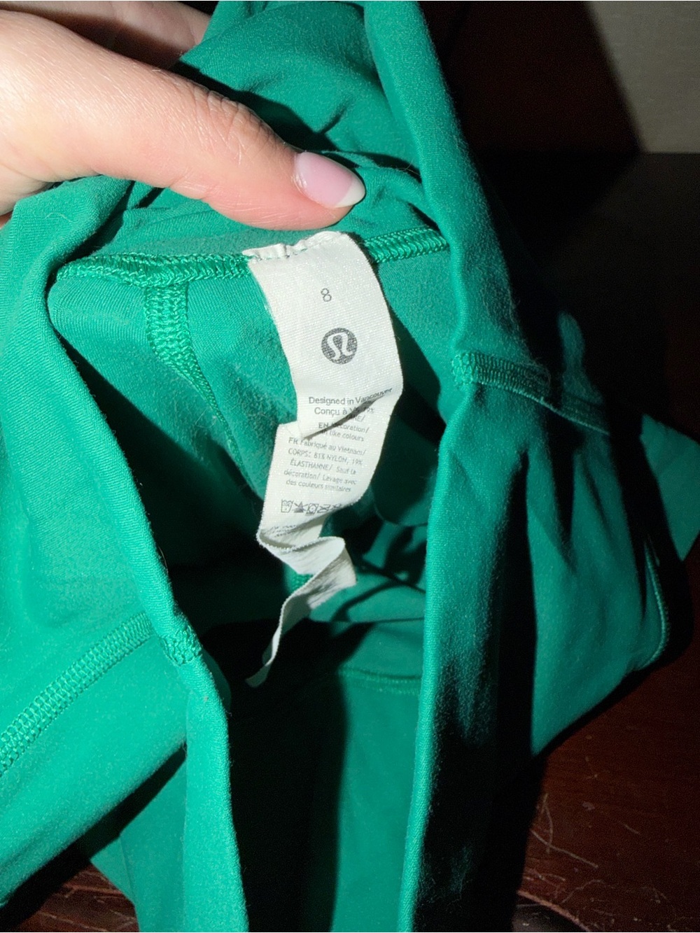 lululemon athletica Womens Bike Shorts in Teal Green